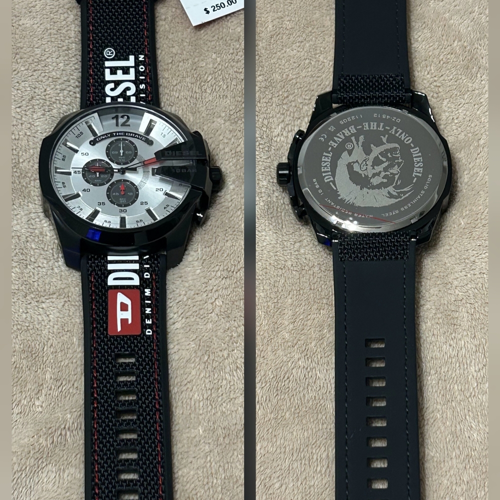 Diesel Black and Silver Watch